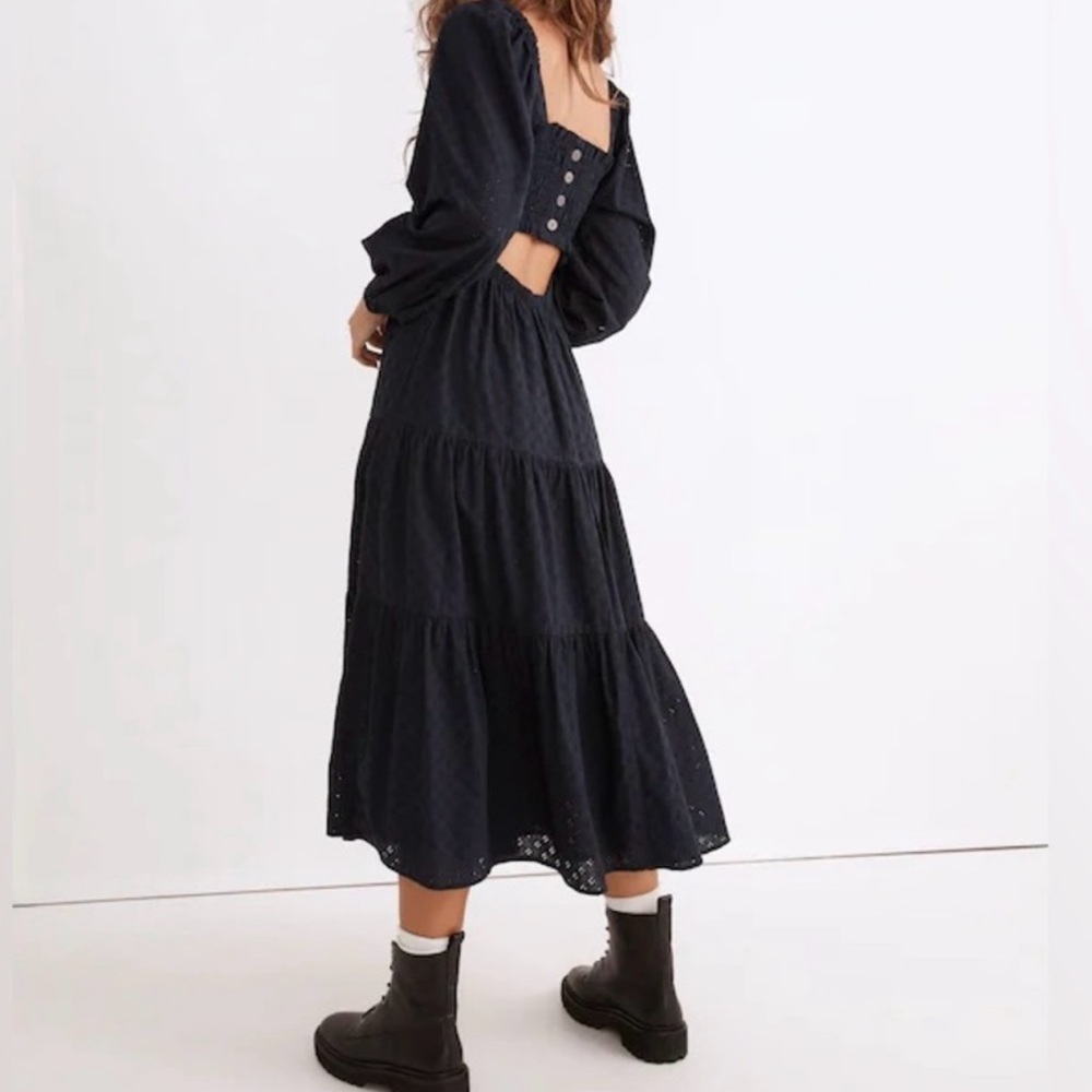 Madewell Lucie Cutout-Back Midi Dress - Picture 9 of 15